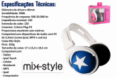 Fone Ouvido Mix Style Hearphone Plug P2