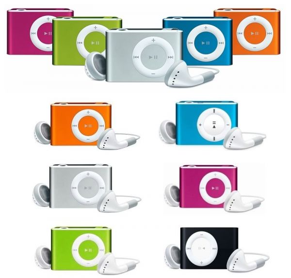 MP3 Player Clip Metal Slim Shuffle Com Rádio FM